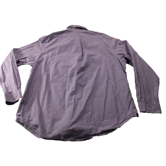 Polo Ralph Lauren Purple Gingham Check Men’s Shirt XXL Green Pony Dress Shirt - Picture 12 of 12